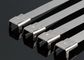 Isolasi Tyraps Stainless Steel Dengan Wing Seals, Metal Pipe Ties Heavy Duty pemasok