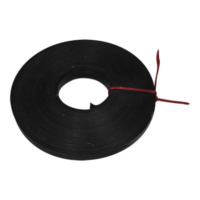 Cina Polyester dilapisi SS 316 Stainless Steel strapping Tape, pita Banding logam hitam pemasok