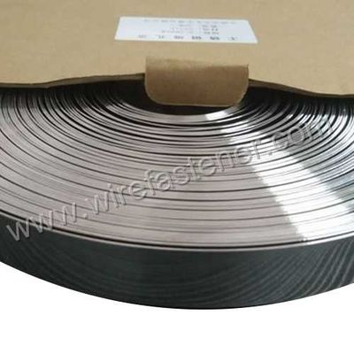 Cina 16 X 0.5mm Ss Banding Strap, Tape Banding Baja Galvanis Untuk Industri Tenaga Listrik pemasok