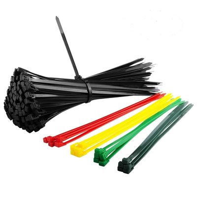 Cina Industri / Komersial Electric Zip Ties, 4.8mm Lebar Kabel 300mm Ties pemasok