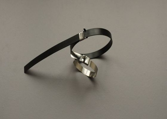 Cina Tipe L Kawat Baja Tangki Stainless 8 Tie Inch Membungkus Dengan Gesper Telinga Pengosongan pemasok