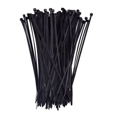 Cina 4 - 18 Inch Kabel Kabel Reusable Plastik, High Heat Nylon Zip Ties 4.8mm * 300mm pemasok