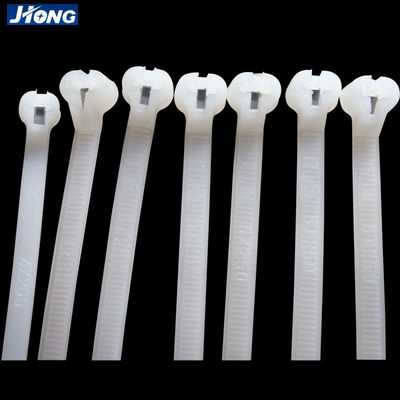 Kunci Stainless Steel Plate Heat Proof Cable Ties, Hvac Zip Ties Halogen Gratis pemasok