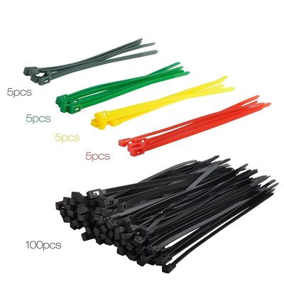 Stainless Steel Barb Nylon Cable Ties / Zip Outdoor Ties 4.8mm Lebar pemasok