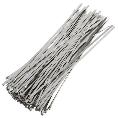 Stainless Steel Barb Nylon Cable Ties / Zip Outdoor Ties 4.8mm Lebar pemasok